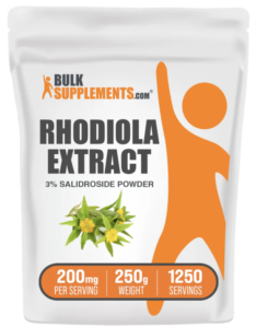 Salidroside, one of the active compounds in Rhodiola Extract, has anti-inflammatory properties that may help reduce inflammation in the body.